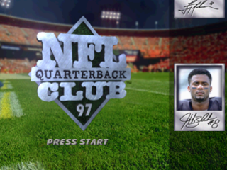 NFL Quarterback Club 97 back cover for Playstation